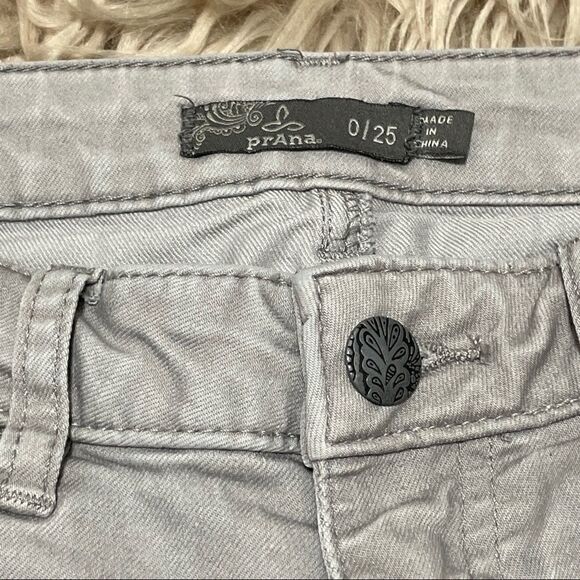 PrAna gray jeans size 0/25 - Picture 2 of 5